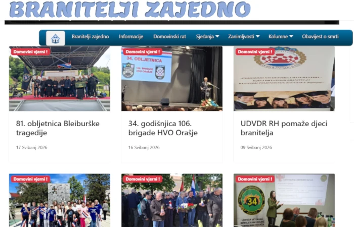 Pokrećemo rubriku “Branitelji zajedno”