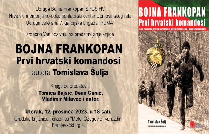 Bojna Frankopan - prvi hr. komandosi