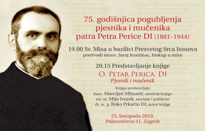 Na današnji dan au komunisti ubili p. Petra Pericu, autora pjesama ‘Zdravo, Djevo’